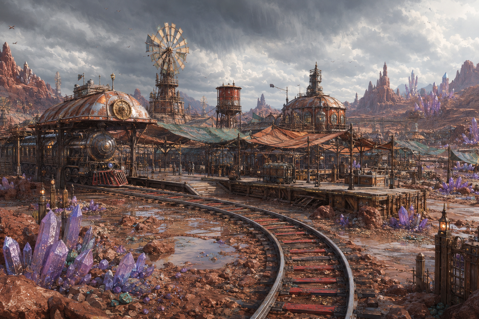 Landscape overview of Redline Terminus