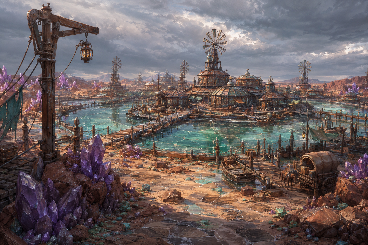 Landscape overview of Saltglass Landing