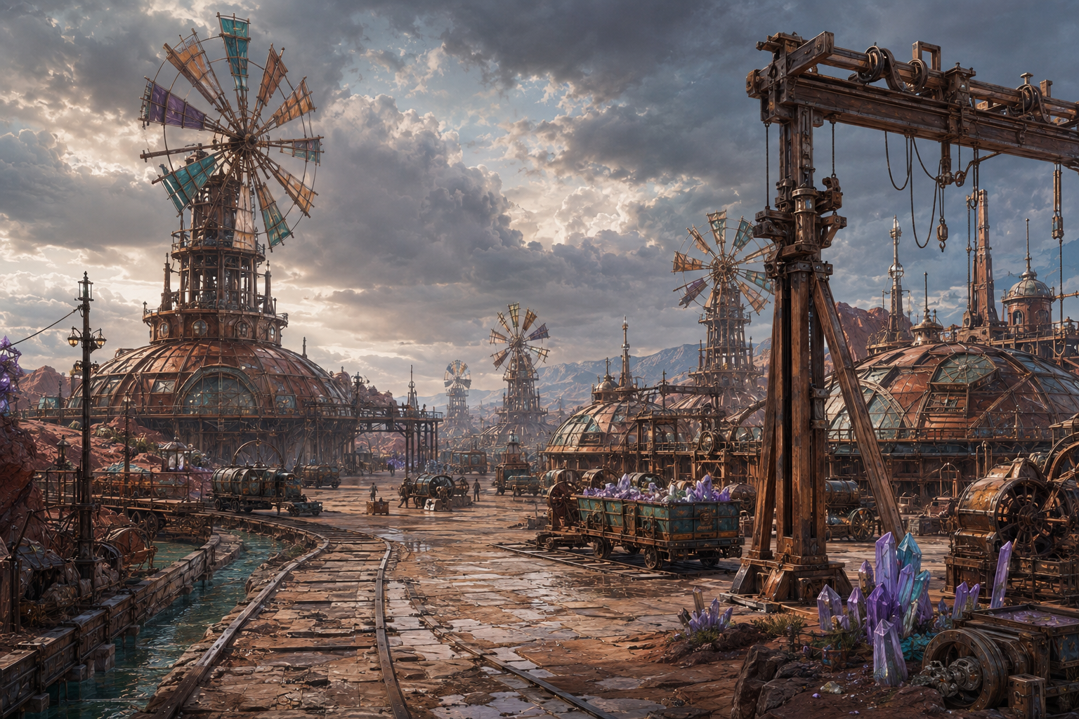 Landscape overview of Windtower Yard