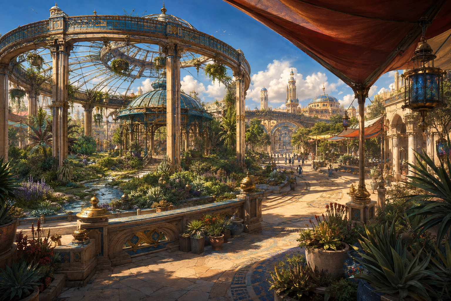 Landscape overview of Botanic Ring